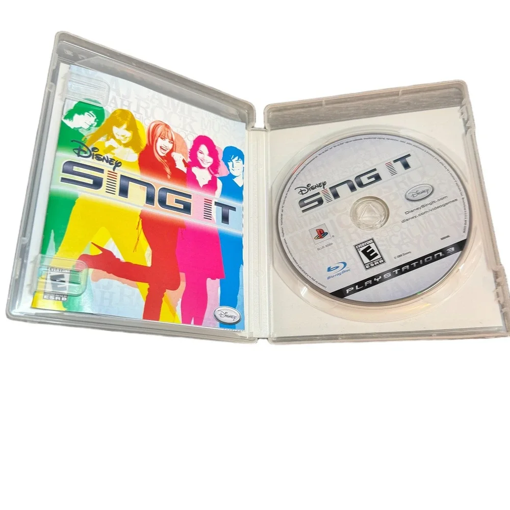 Disney Sing It Sony PlayStation 3 PS3 Game Miley Cyrus High School Musical 2008